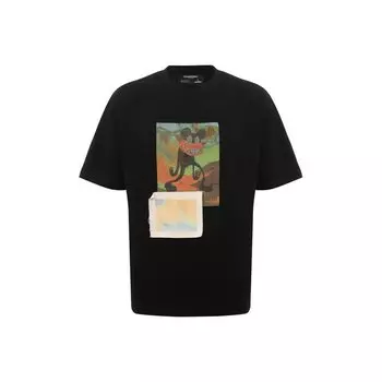 Хлопковая футболка DOMREBEL