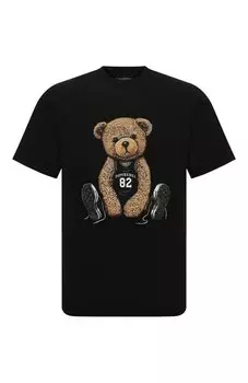 Хлопковая футболка DOMREBEL