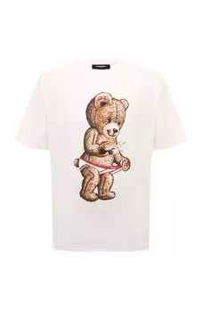 Хлопковая футболка DOMREBEL