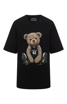 Хлопковая футболка DOMREBEL