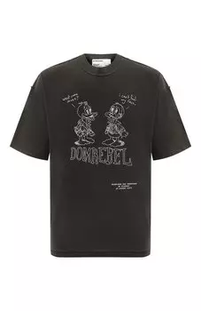 Хлопковая футболка DOMREBEL