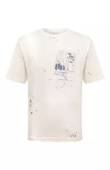 Хлопковая футболка DOMREBEL