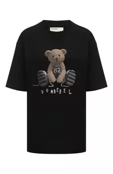 Хлопковая футболка DOMREBEL