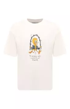 Хлопковая футболка DOMREBEL