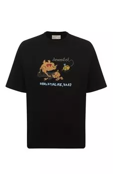 Хлопковая футболка DOMREBEL