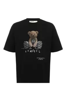 Хлопковая футболка DOMREBEL
