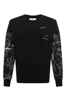 Хлопковая футболка DOMREBEL