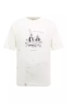 Хлопковая футболка DOMREBEL