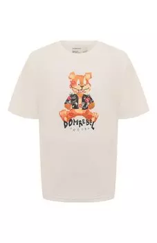 Хлопковая футболка DOMREBEL