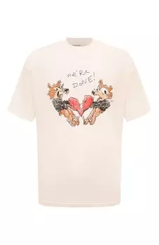 Хлопковая футболка DOMREBEL