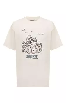 Хлопковая футболка DOMREBEL