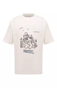 Хлопковая футболка DOMREBEL