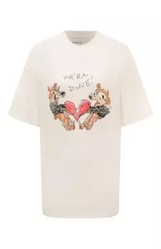 Хлопковая футболка DOMREBEL