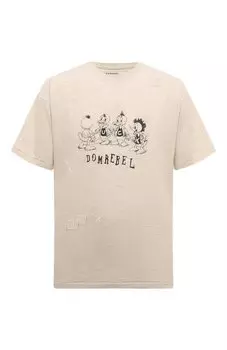 Хлопковая футболка DOMREBEL