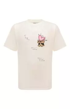 Хлопковая футболка DOMREBEL