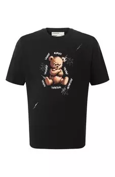 Хлопковая футболка DOMREBEL