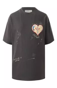 Хлопковая футболка DOMREBEL