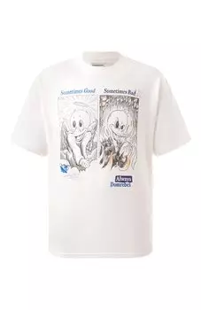 Хлопковая футболка DOMREBEL