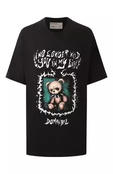 Хлопковая футболка DOMREBEL