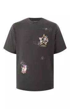 Хлопковая футболка DOMREBEL