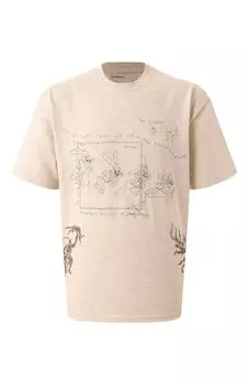 Хлопковая футболка DOMREBEL