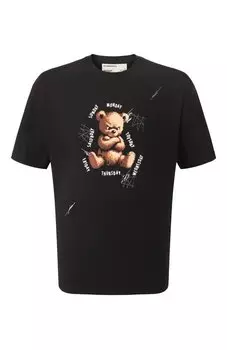 Хлопковая футболка DOMREBEL