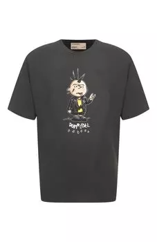 Хлопковая футболка DOMREBEL