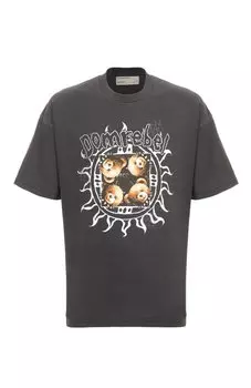 Хлопковая футболка DOMREBEL