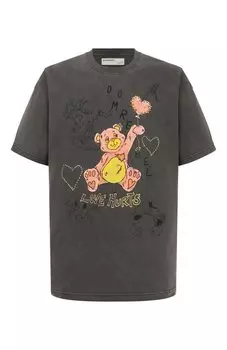 Хлопковая футболка DOMREBEL