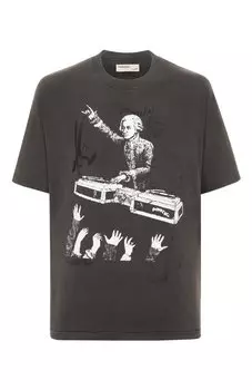 Хлопковая футболка DOMREBEL