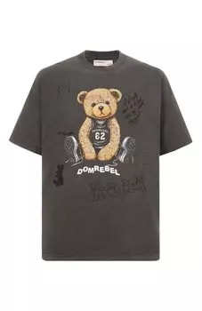 Хлопковая футболка DOMREBEL