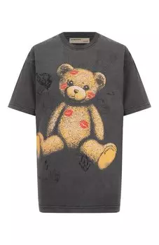 Хлопковая футболка DOMREBEL