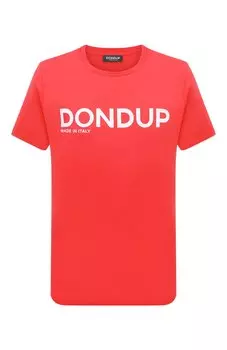 Хлопковая футболка Dondup