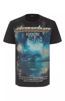 Хлопковая футболка Dondup