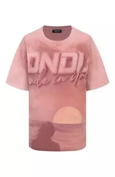 Хлопковая футболка Dondup