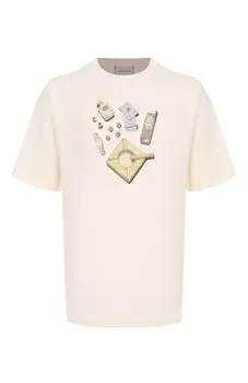 Хлопковая футболка Drole De Monsieur