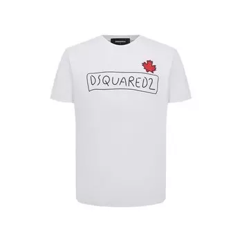 Хлопковая футболка Dsquared2