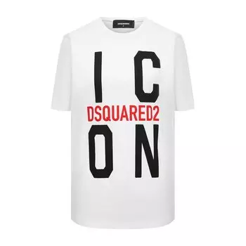 Хлопковая футболка Dsquared2