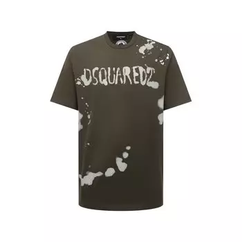 Хлопковая футболка Dsquared2