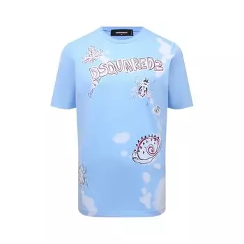 Хлопковая футболка Dsquared2