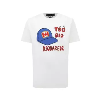 Хлопковая футболка Dsquared2