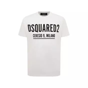 Хлопковая футболка Dsquared2