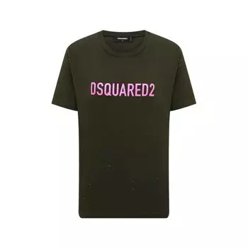 Хлопковая футболка Dsquared2