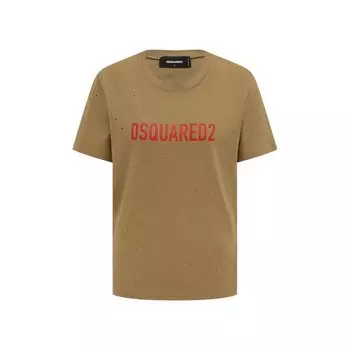 Хлопковая футболка Dsquared2