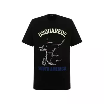 Хлопковая футболка Dsquared2