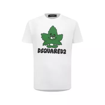 Хлопковая футболка Dsquared2