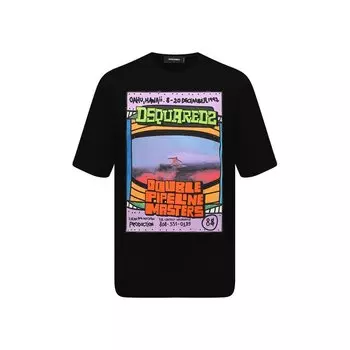 Хлопковая футболка Dsquared2