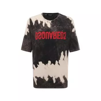 Хлопковая футболка Dsquared2