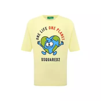 Хлопковая футболка Dsquared2