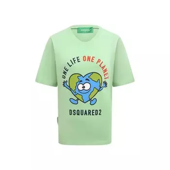 Хлопковая футболка Dsquared2